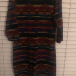 American rag tribal print dress